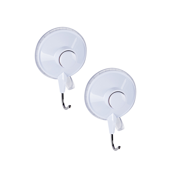 Naleon Super Suction Twin Pack Hook White