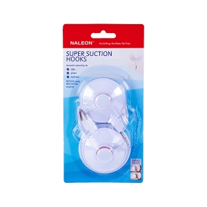 Naleon Super Suction Twin Pack Hook White