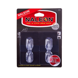 Naleon Peel N Stick Large Hook 4 pk